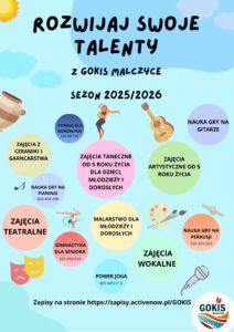Read more about the article 🌞🎉 ZAPISY NA ZAJĘCIA 🎉🌞