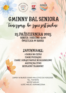 Read more about the article ✨🕺GMINNY BAL SENIORA – „Tańczymy, bo życie jest piękne”! 💃