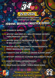 Read more about the article ❤️ 34. Finał WOŚP w Malczycach! ❤️