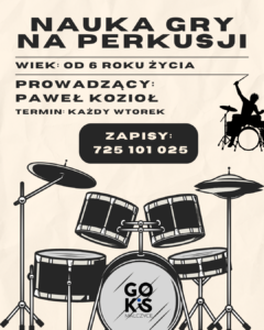 Read more about the article NAUKA GRY NA PERKUSJI 🥁