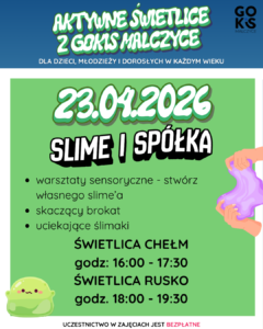 Read more about the article 🧪 SLIME I SPÓŁKA – ZAPRASZAMY NA SENSORYCZNE SZALEŃSTWO! 🌈