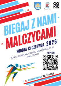 Read more about the article BIEGAJ Z NAMI MALCZYCAMI 2026 🏃‍♂️