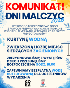 Read more about the article WAŻNY KOMUNIKAT W SPRAWIE DNI MALCZYC 2026 ❗❗❗