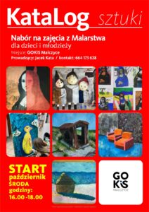 Read more about the article NOWE ZAJĘCIA Z MALARSTWA W GOKiS Malczyce! 🖌️