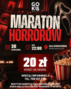 Read more about the article 🎃👻 MARATON HORRORÓW W GOKiS MALCZYCE! 🩸🎬